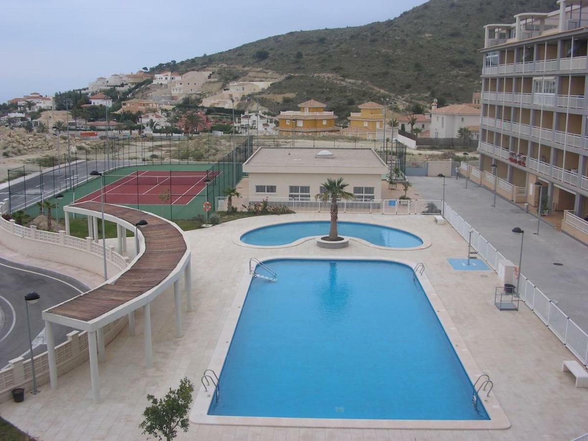 2 dorm.A/A.Vista mar.WiFi.Gym.Sauna.Terraza.Parking. El Campello Exterior foto