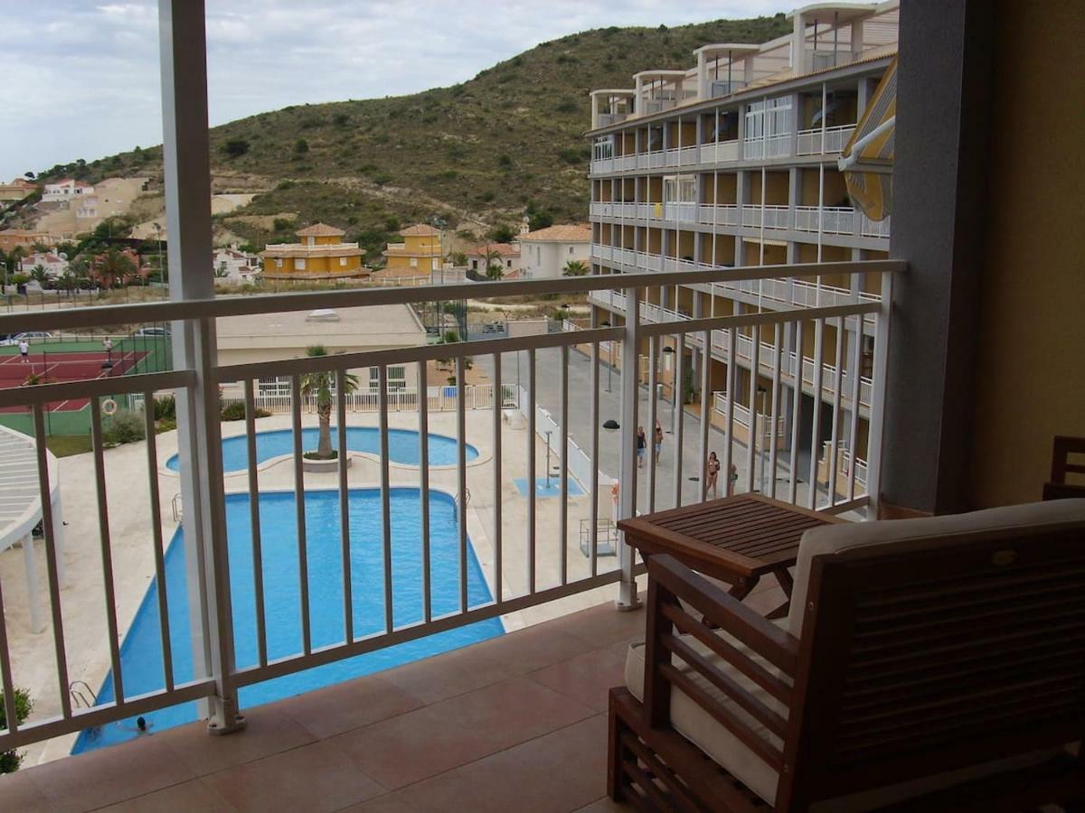 2 dorm.A/A.Vista mar.WiFi.Gym.Sauna.Terraza.Parking. El Campello Exterior foto